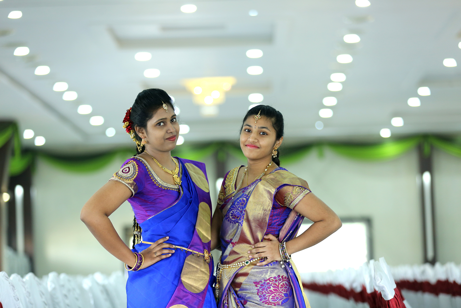 traditional saree portrait women wedding event Hyderabad cultural attire photography